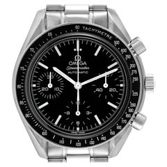 Omega Speedmaster Reduced Chronograph Steel Mens Watch 3539.50.00 Box Card