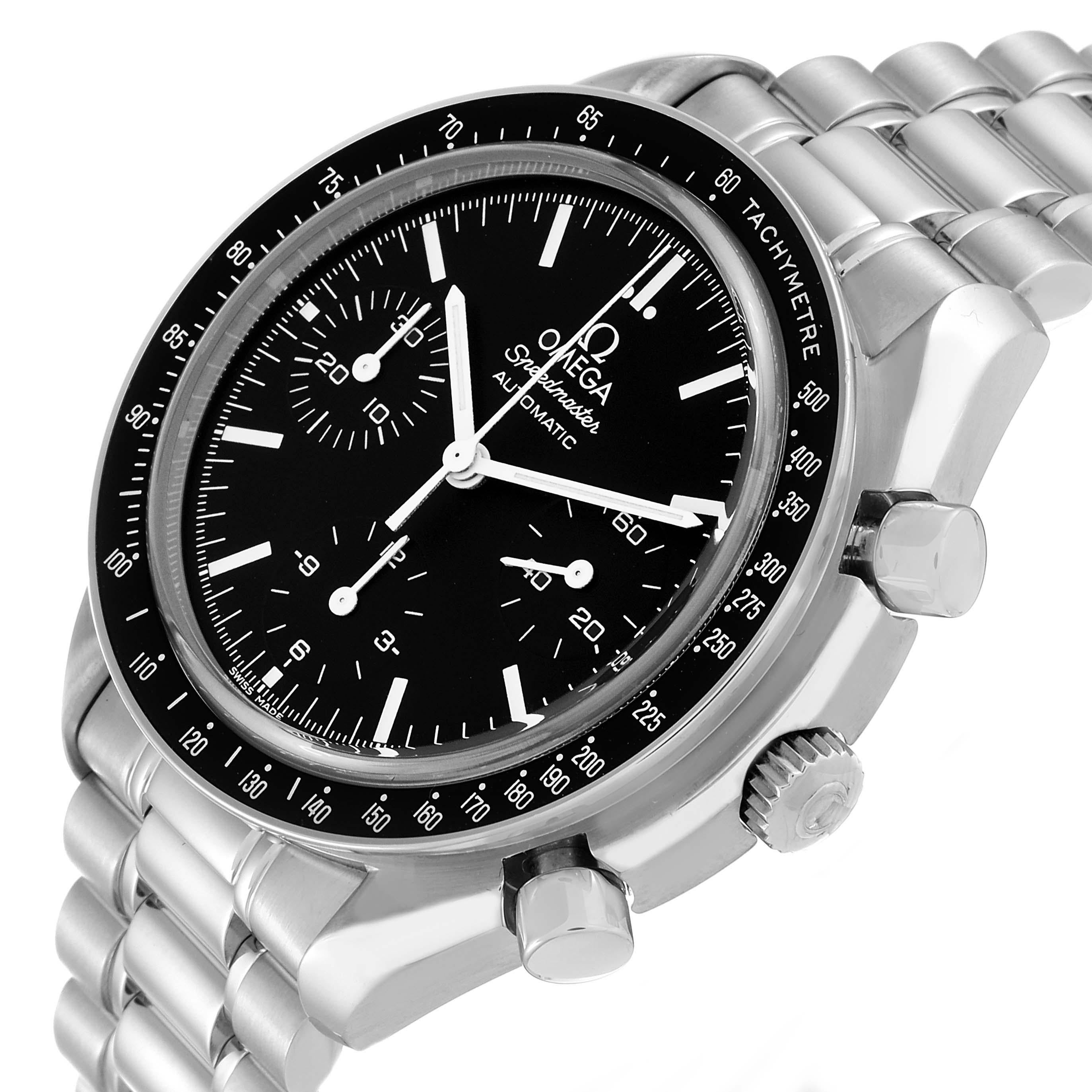 Omega Speedmaster Reduced Chronograph Steel Mens Watch 3539.50.00 For Sale 1