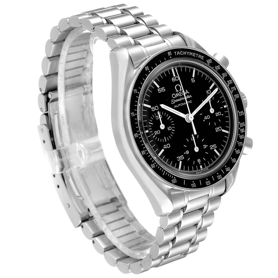 Omega Speedmaster Reduced Hesalite Chronograph Steel Mens Watch 3510.50.00 In Excellent Condition In Atlanta, GA