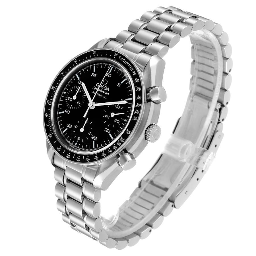 Men's Omega Speedmaster Reduced Hesalite Cronograph Steel Mens Watch 3510.50.00 For Sale