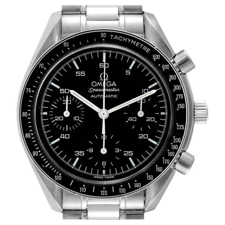 Omega Speedmaster Reduced Hesalite Cronograph Steel Mens Watch 3510.50.00 For Sale