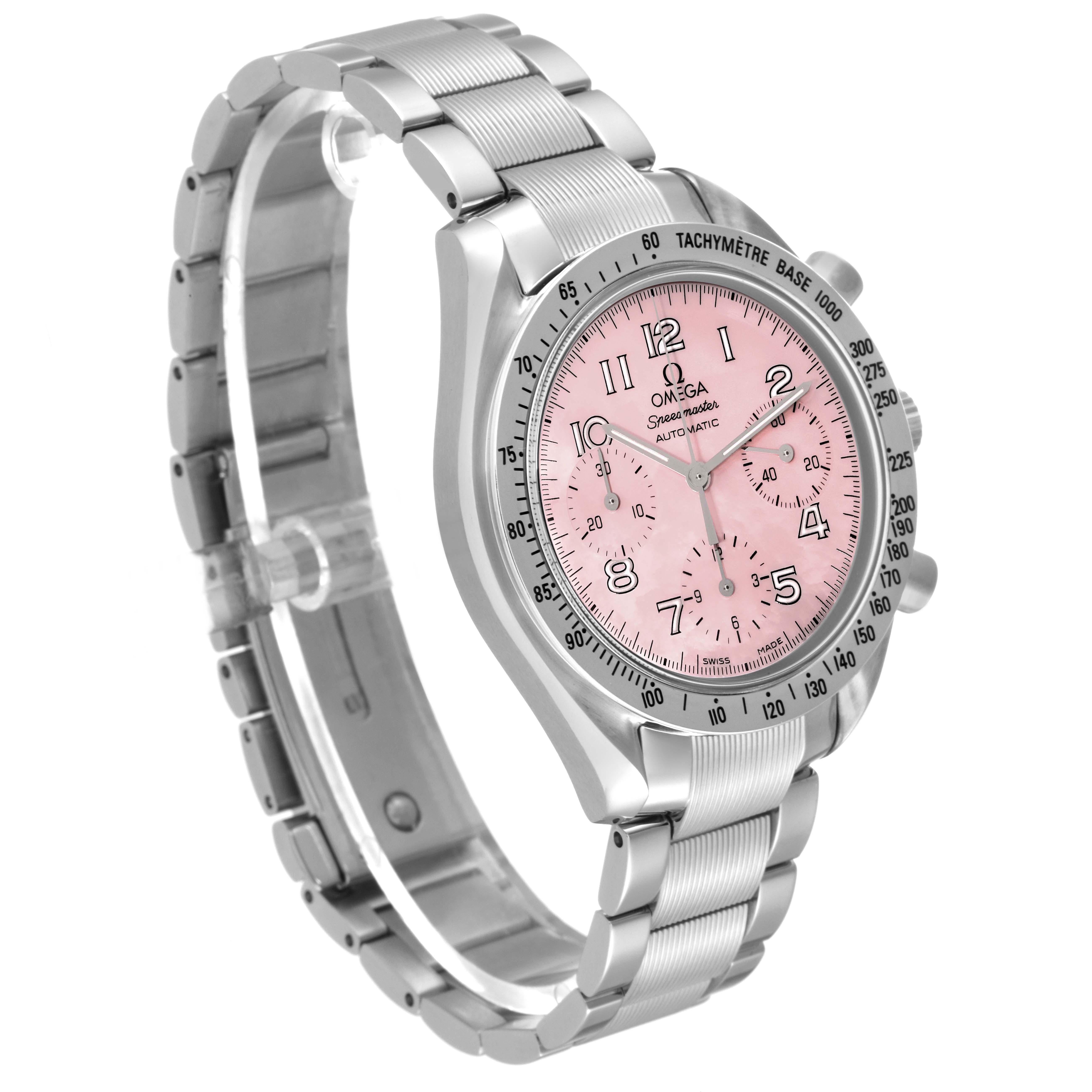 omega speedmaster moonwatch pink