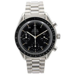 Omega Speedmaster Automatik-Herrenuhr mit schwarzem Zifferblatt aus Rotstahl 3510.50.00