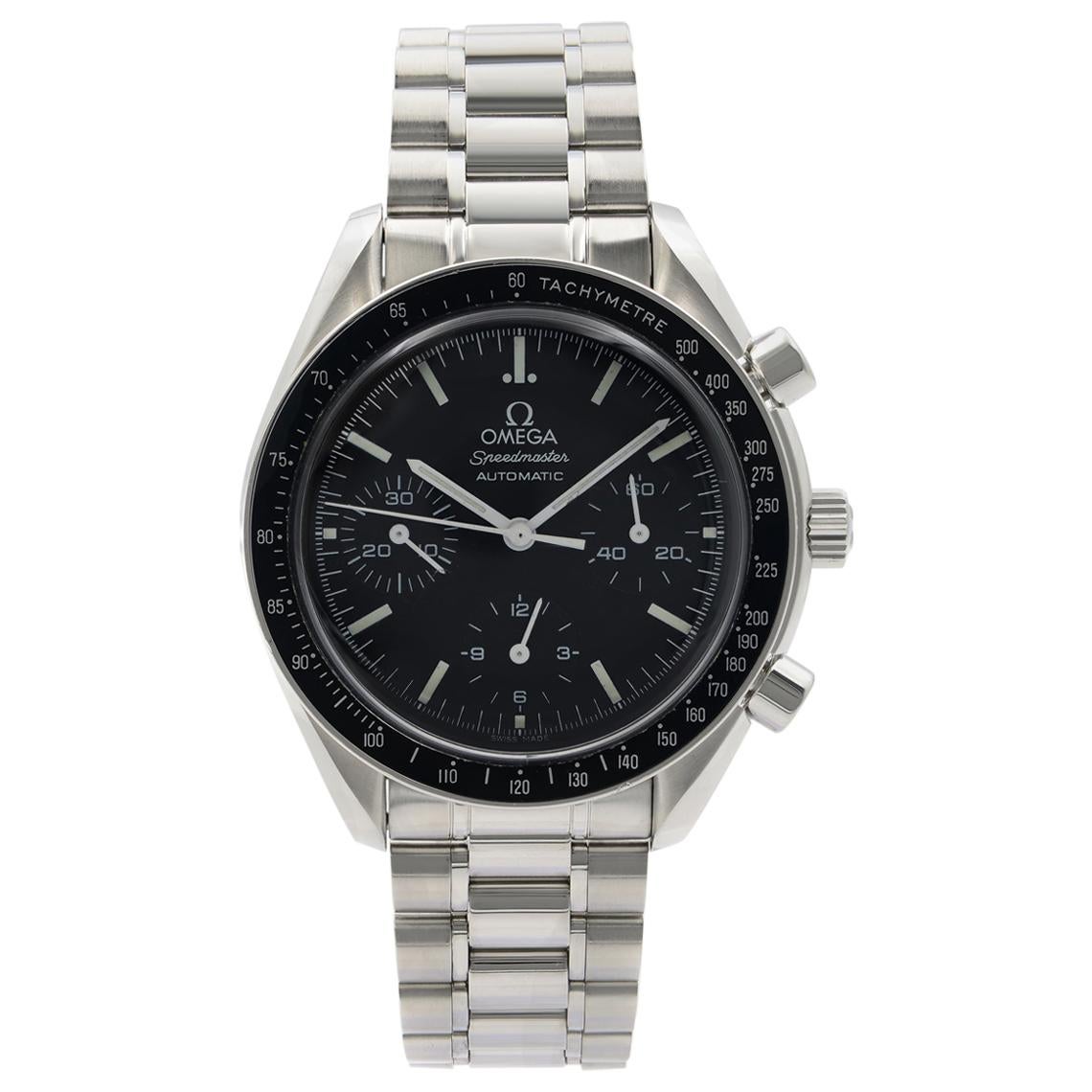 Omega Speedmaster Reduced Steel Black Dial Automatic Watch 3539.50.00