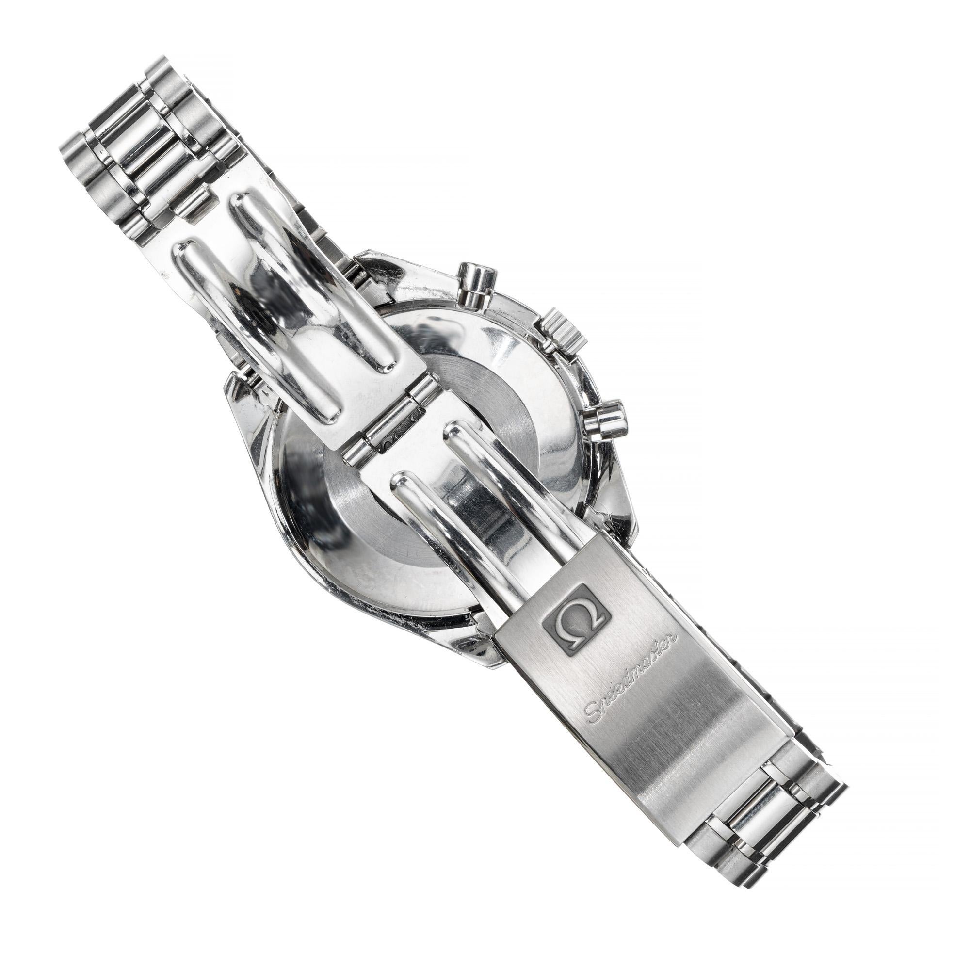 Montre-bracelet chronographe Omega Speedmaster en acier rougeu pour hommes 2