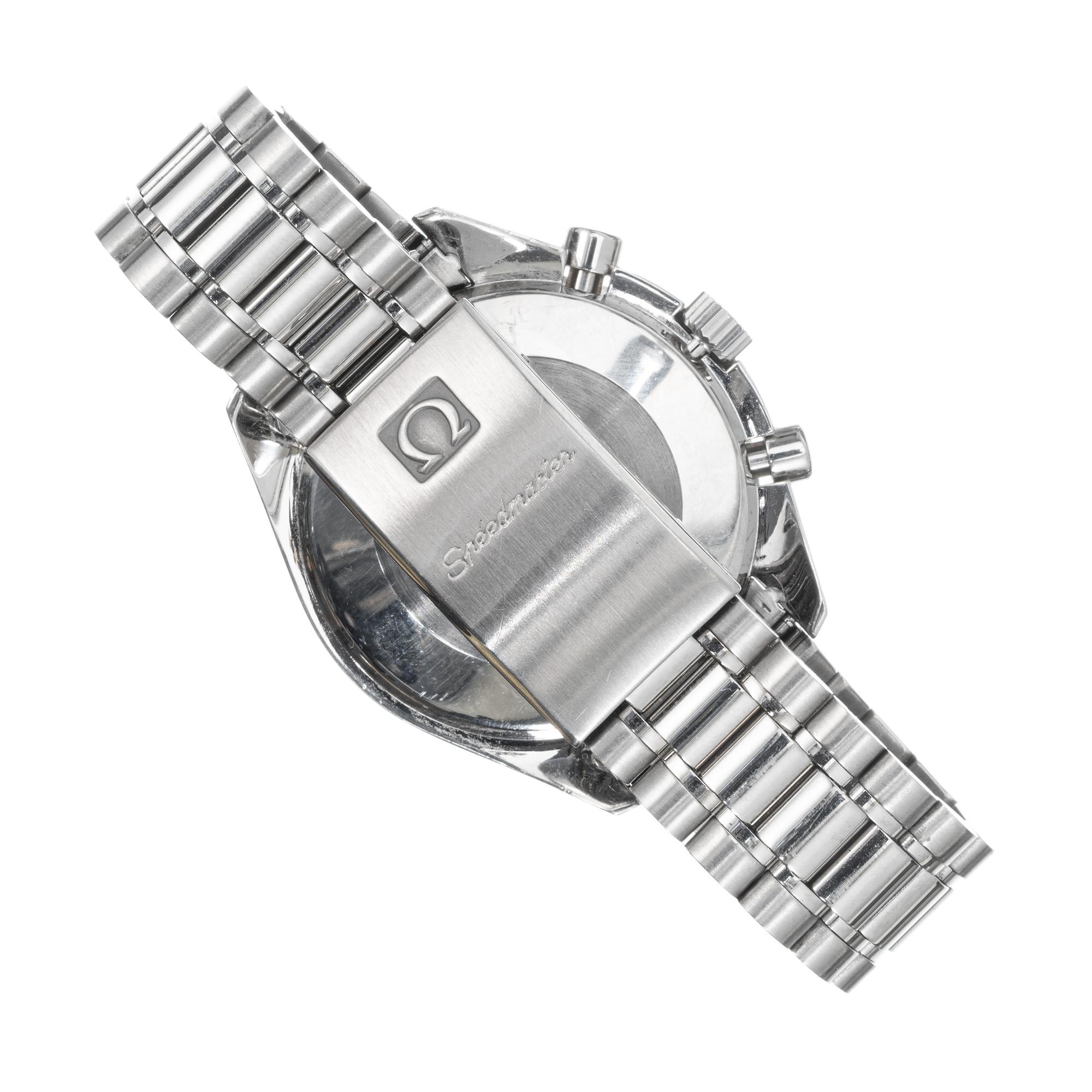 Montre-bracelet chronographe Omega Speedmaster en acier rougeu pour hommes 3