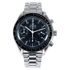 Used Omega Speedmaster Reduced Steel Mens Chronograph Wristwatch