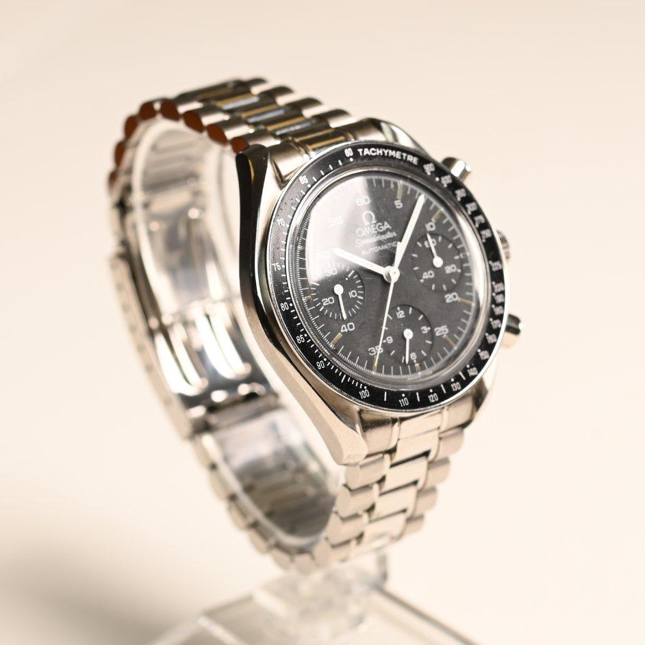 Art Deco Omega Speedmaster Reduced Watch, Stainless Steel For Sale