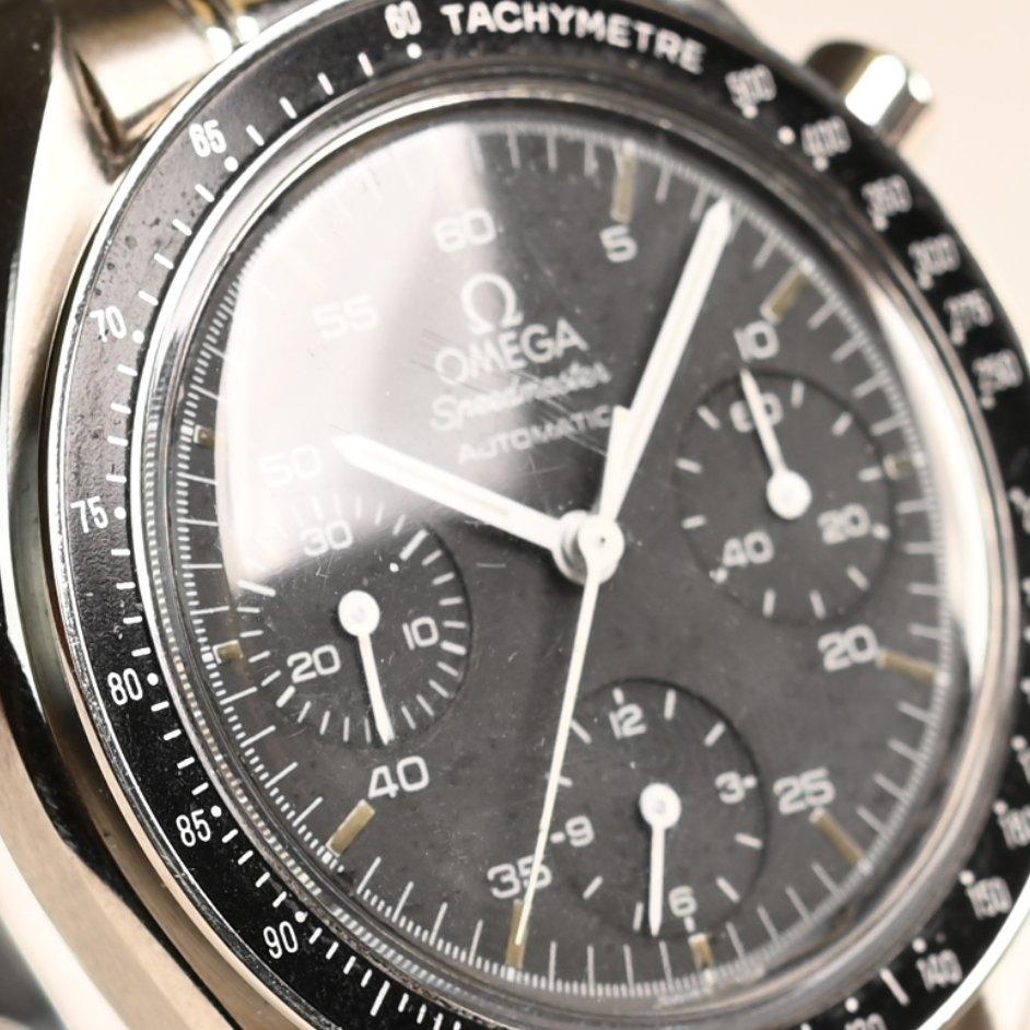 Omega Speedmaster Reduced Watch, Stainless Steel In Excellent Condition For Sale In New York, NY