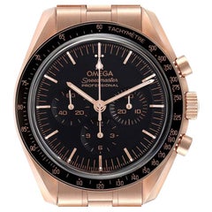 Used Omega Speedmaster Rose Gold Mens Moonwatch 310.60.42.50.01.001 Unworn