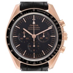 Used Omega Speedmaster Rose Gold Mens Moonwatch 310.63.42.50.01.001 Unworn