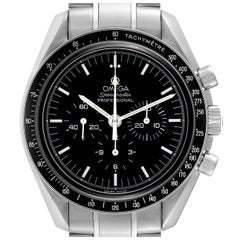 Omega Speedmaster Sapphire Sandwich Steel Mens MoonWatch 3573.50.00 Box Card