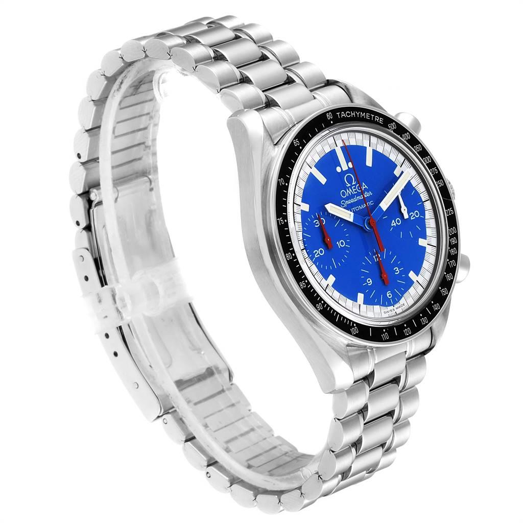omega speedmaster schumacher blue