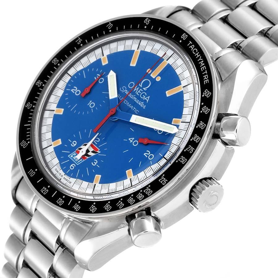 Omega Speedmaster Schumacher Blue Dial Automatic Mens Watch 3510.80.00 1