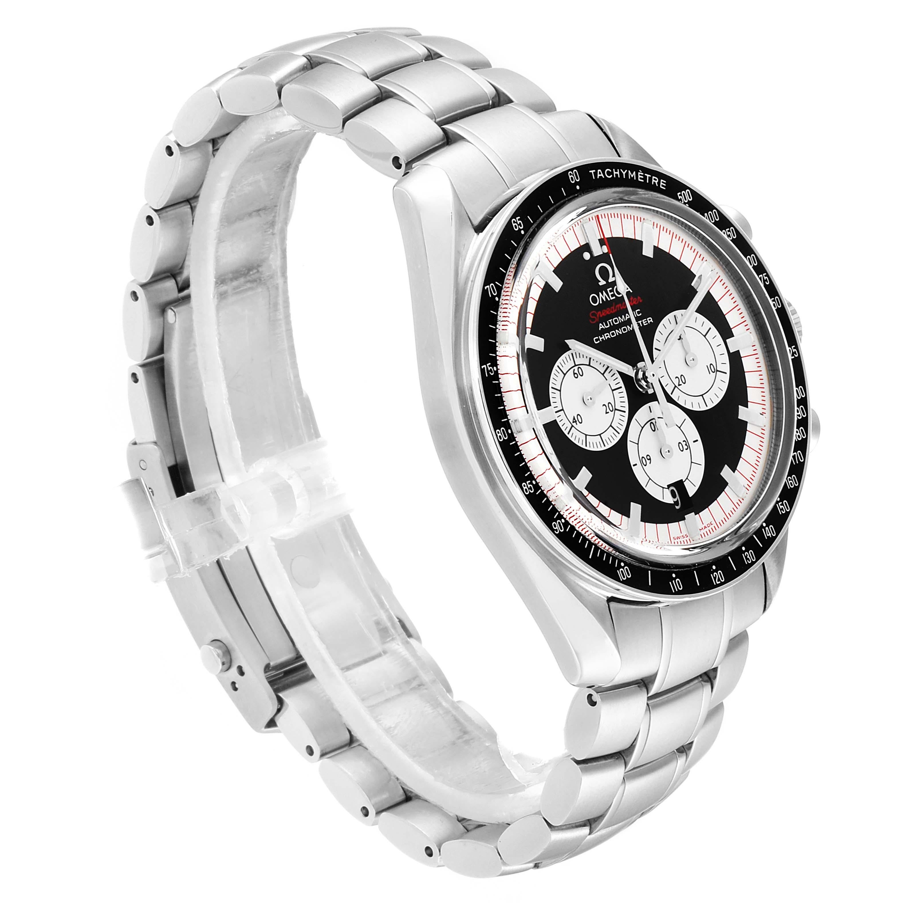 Omega Speedmaster Schumacher Legend LE Men's Watch 3507.51.00 Box Card In Excellent Condition In Atlanta, GA