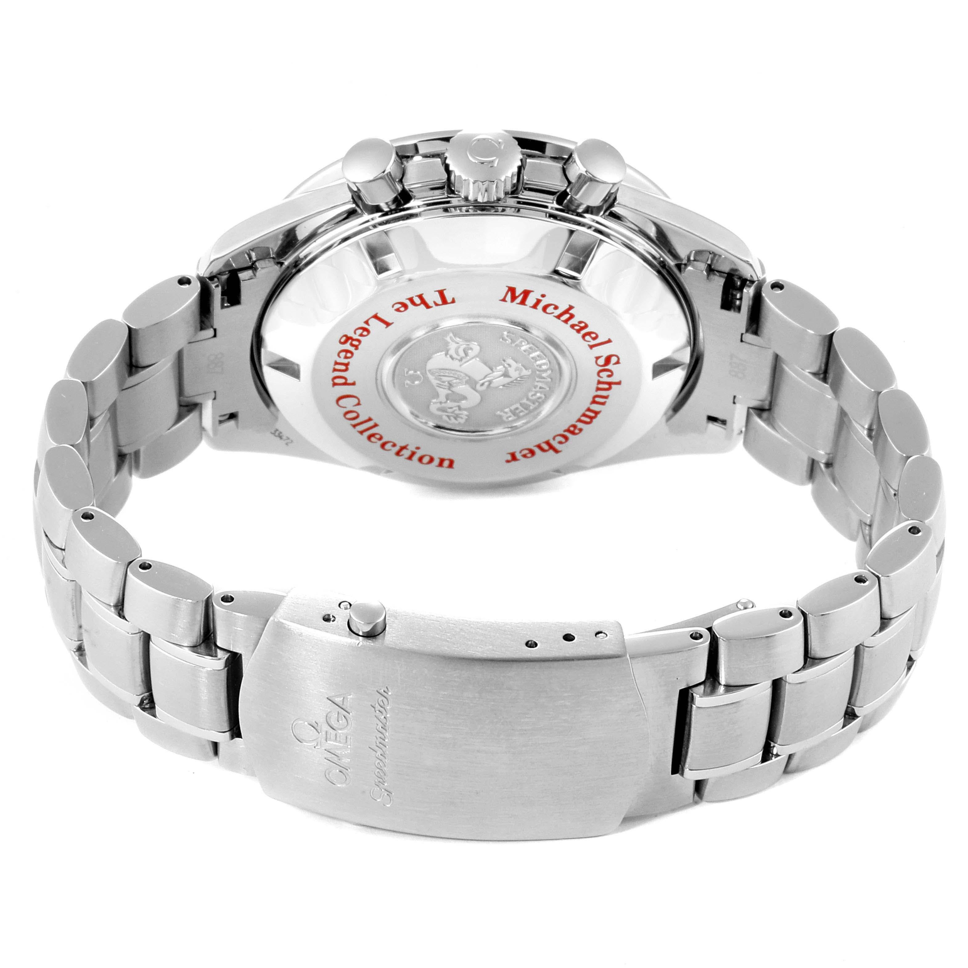 Omega Speedmaster Schumacher Legend LE Men's Watch 3507.51.00 Box Card 4