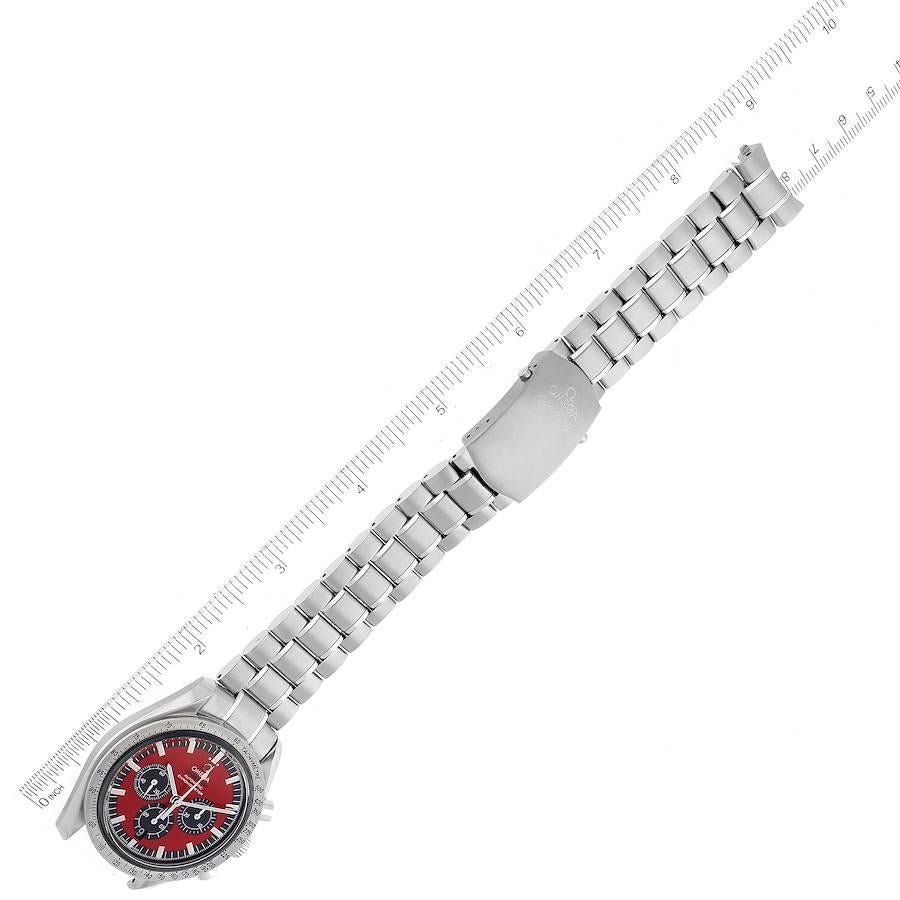 Omega Speedmaster Schumacher Legende Rote LE Herrenuhr 3506.61.00 BoxKarte 4