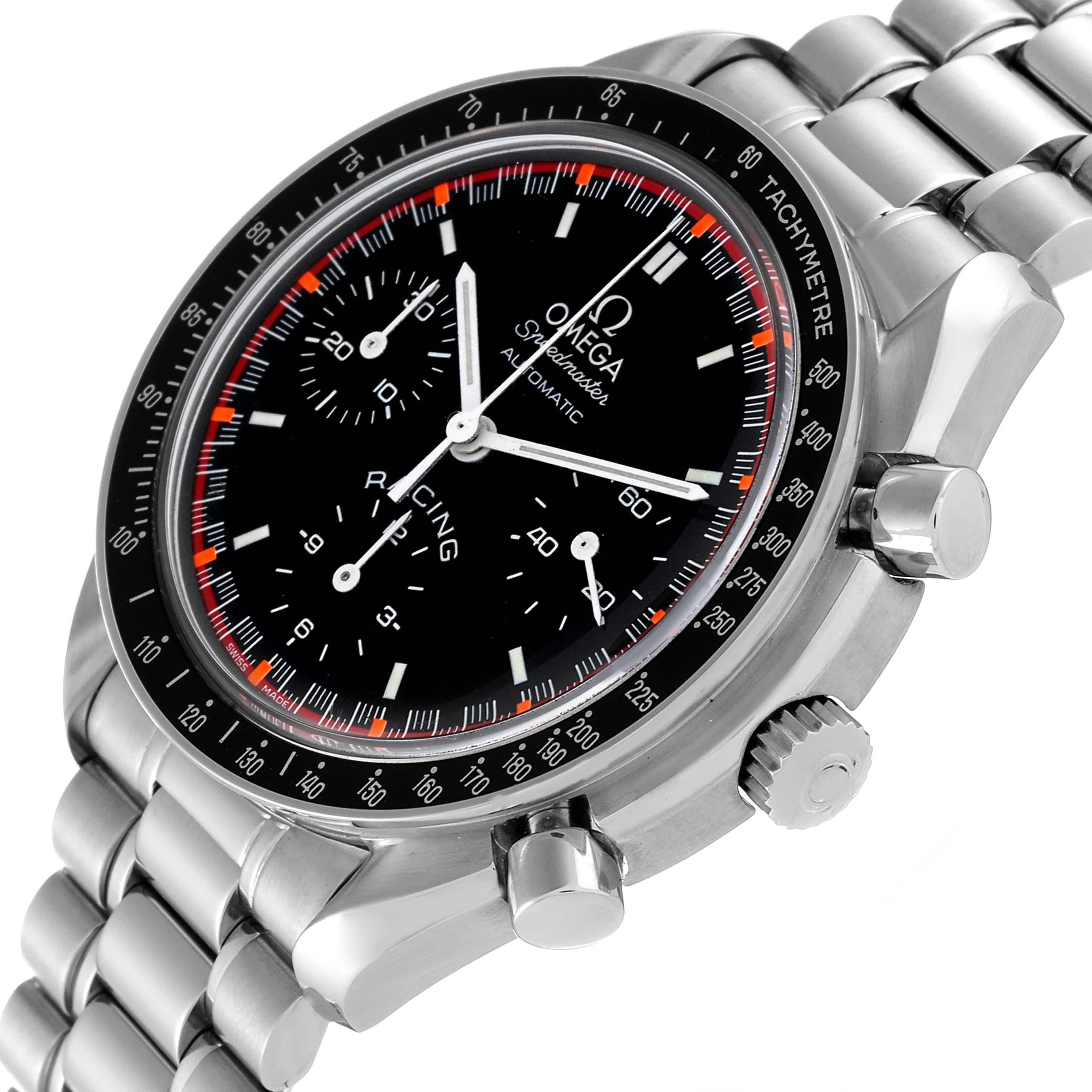 Men's Omega Speedmaster Schumacher Racing Limited Edition Steel Mens Watch 3518.50.00 For Sale