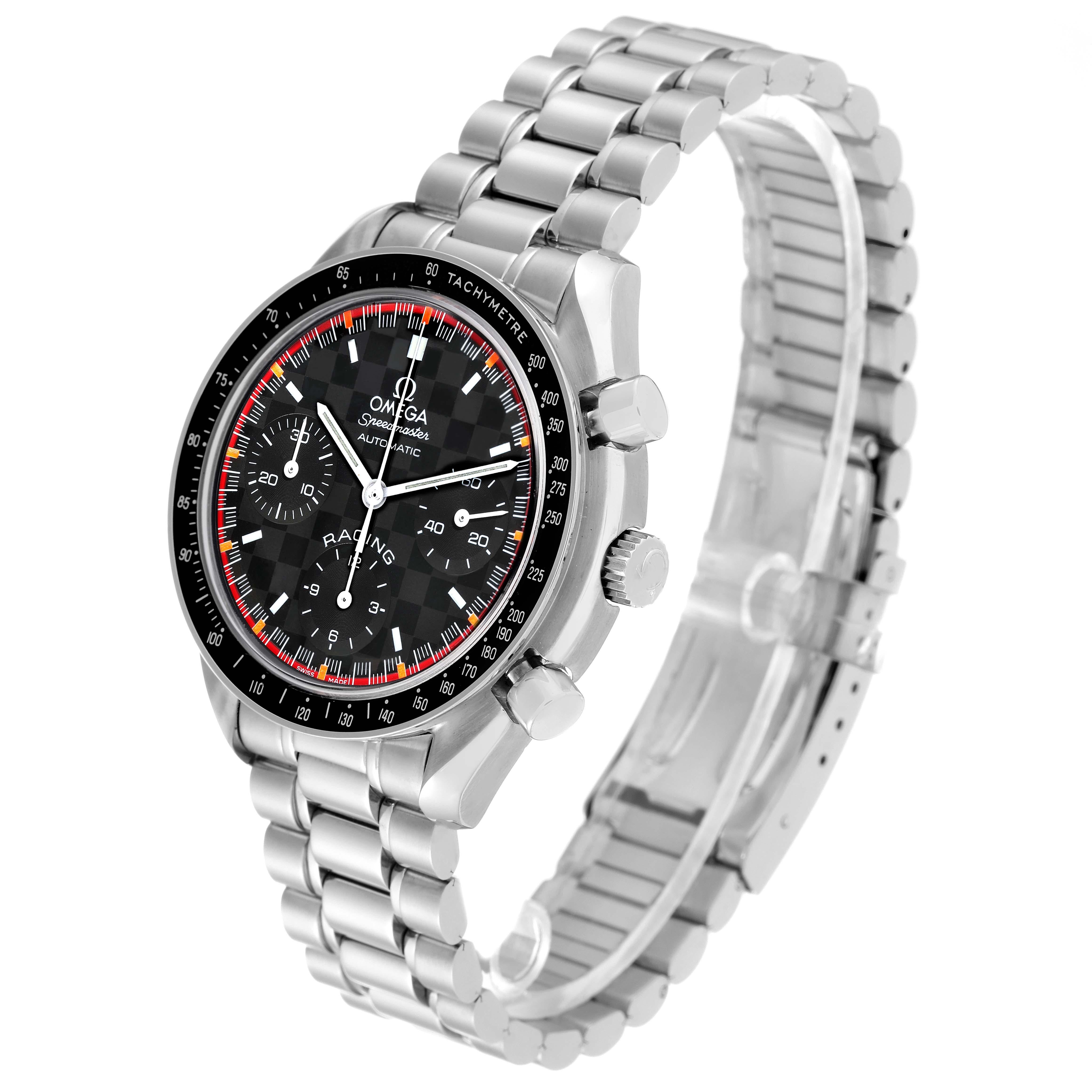 Omega Speedmaster Schumacher Racing Limited Edition Steel Mens Watch 3