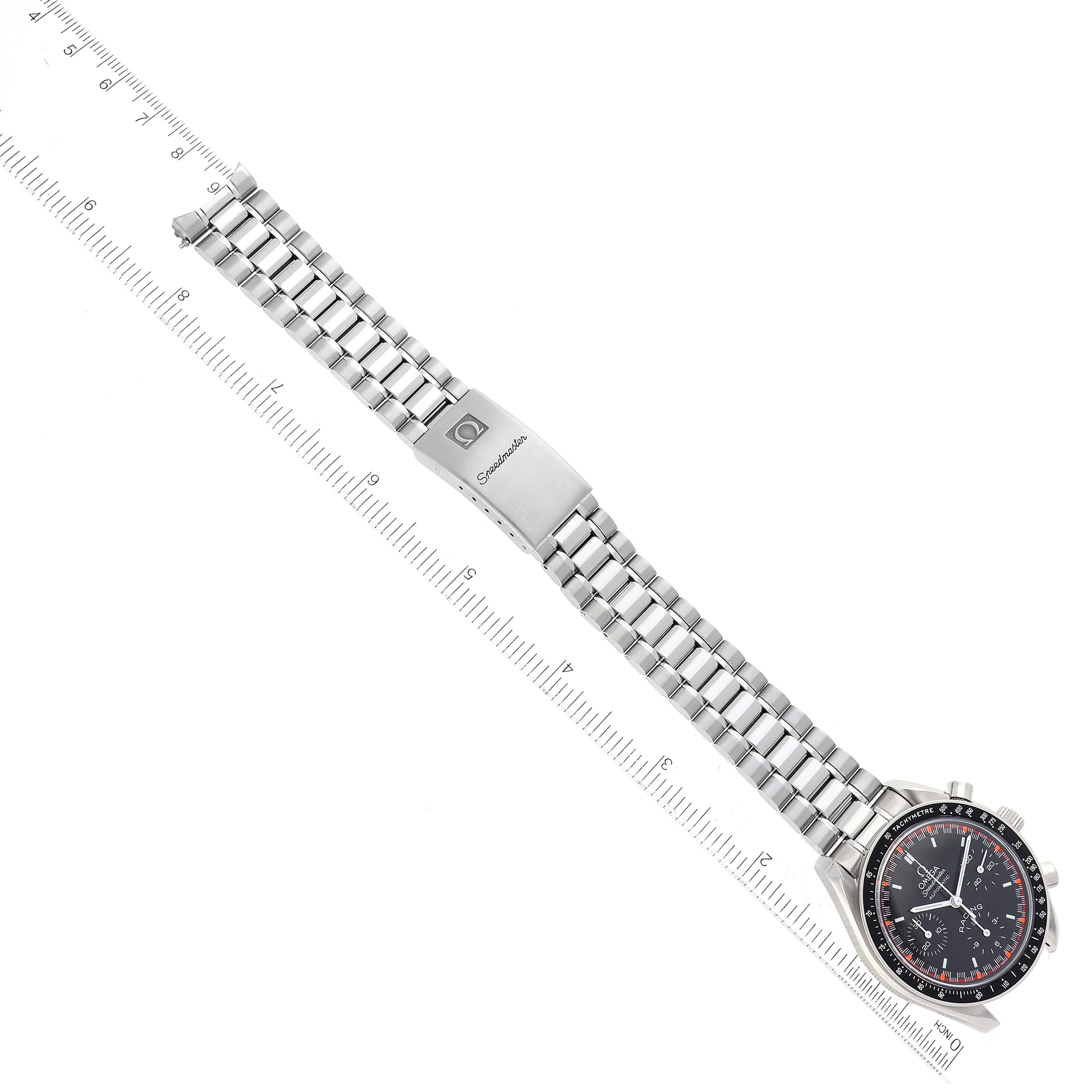 Reloj para caballero Omega Speedmaster Schumacher Racing Edición Limitada de acero 5