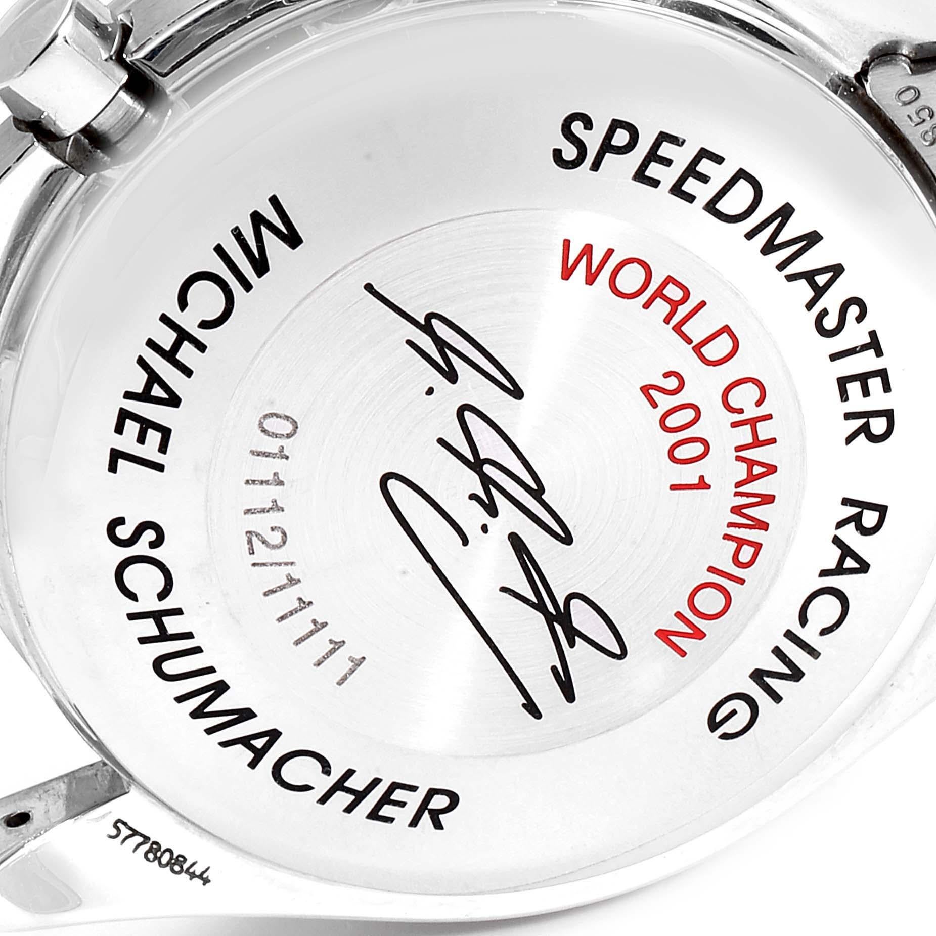 Omega Speedmaster Schumacher Racing Limited Edition Watch 3519.50.00 2