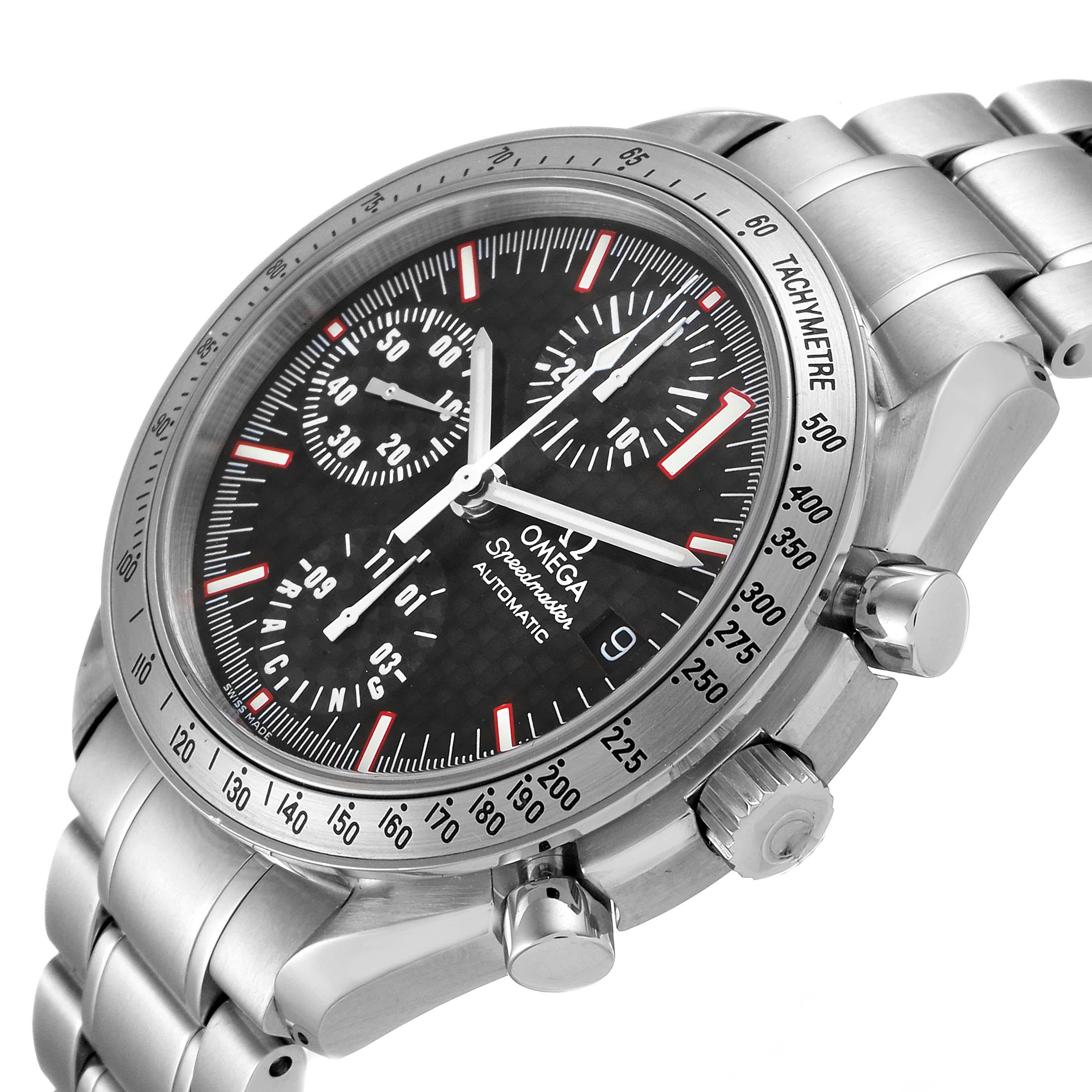 Omega Speedmaster Schumacher Racing Limited Edition Watch 3519.50.00 In Excellent Condition For Sale In Atlanta, GA