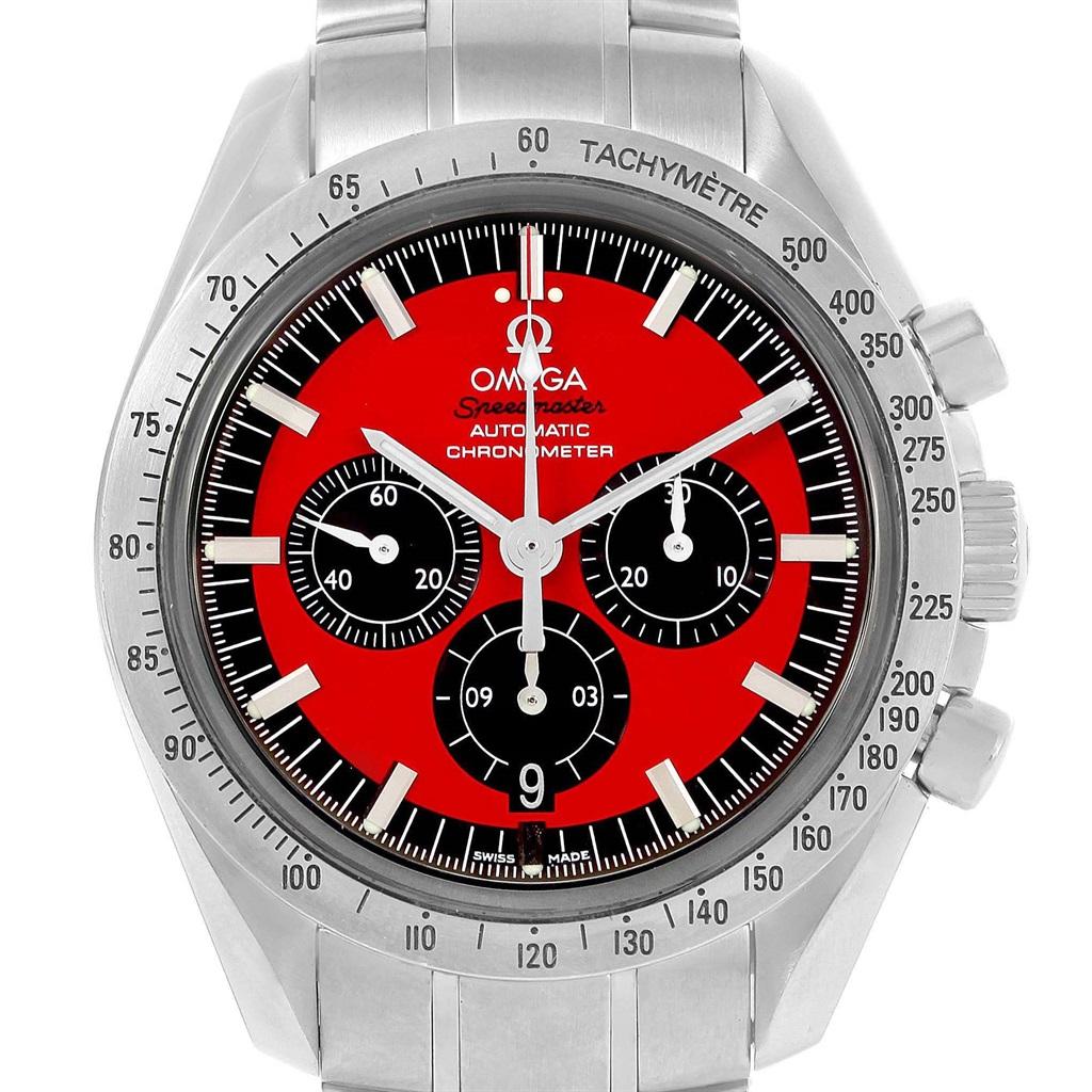 Omega Speedmaster Schumacher Red Dial 