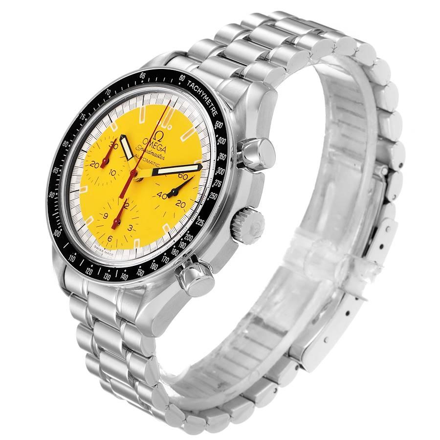 Omega Speedmaster Schumacher Yellow Dial Automatic Men's Watch 3510.12.00 1