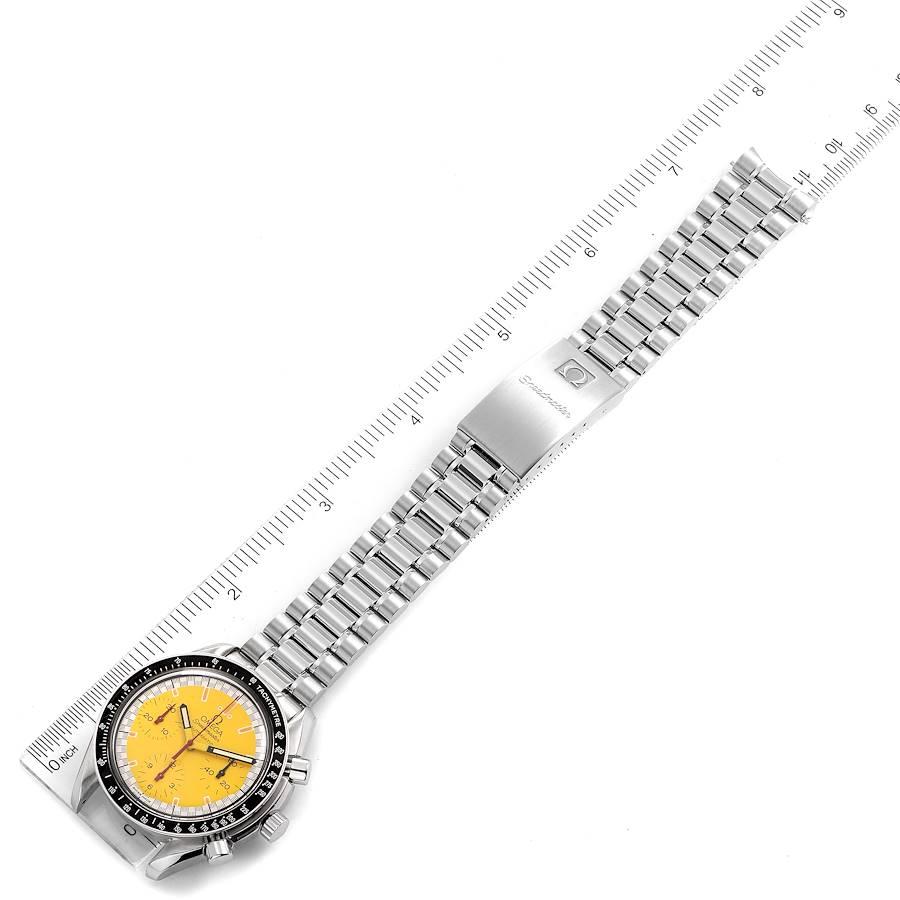 Omega Speedmaster Schumacher Yellow Dial Automatic Men's Watch 3510.12.00 5