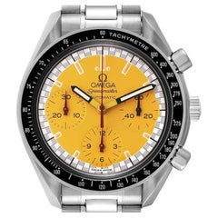 Omega Speedmaster Schumacher Yellow Dial Automatic Mens Watch 3510.12.00
