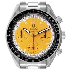 Vintage Omega Speedmaster Schumacher Yellow Dial Automatic Mens Watch 3510.12.00