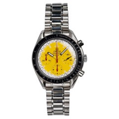 Omega Speedmaster Schumacher Gelbes Zifferblatt Uhr, 1990-2000s
