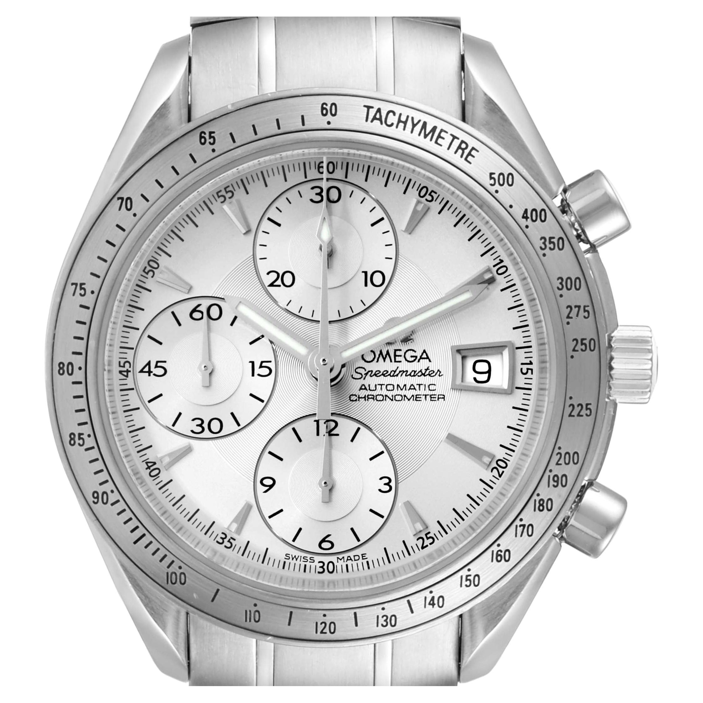 Omega Speedmaster Silver Dial Chronograph Mens Watch 3211.30.00 For Sale