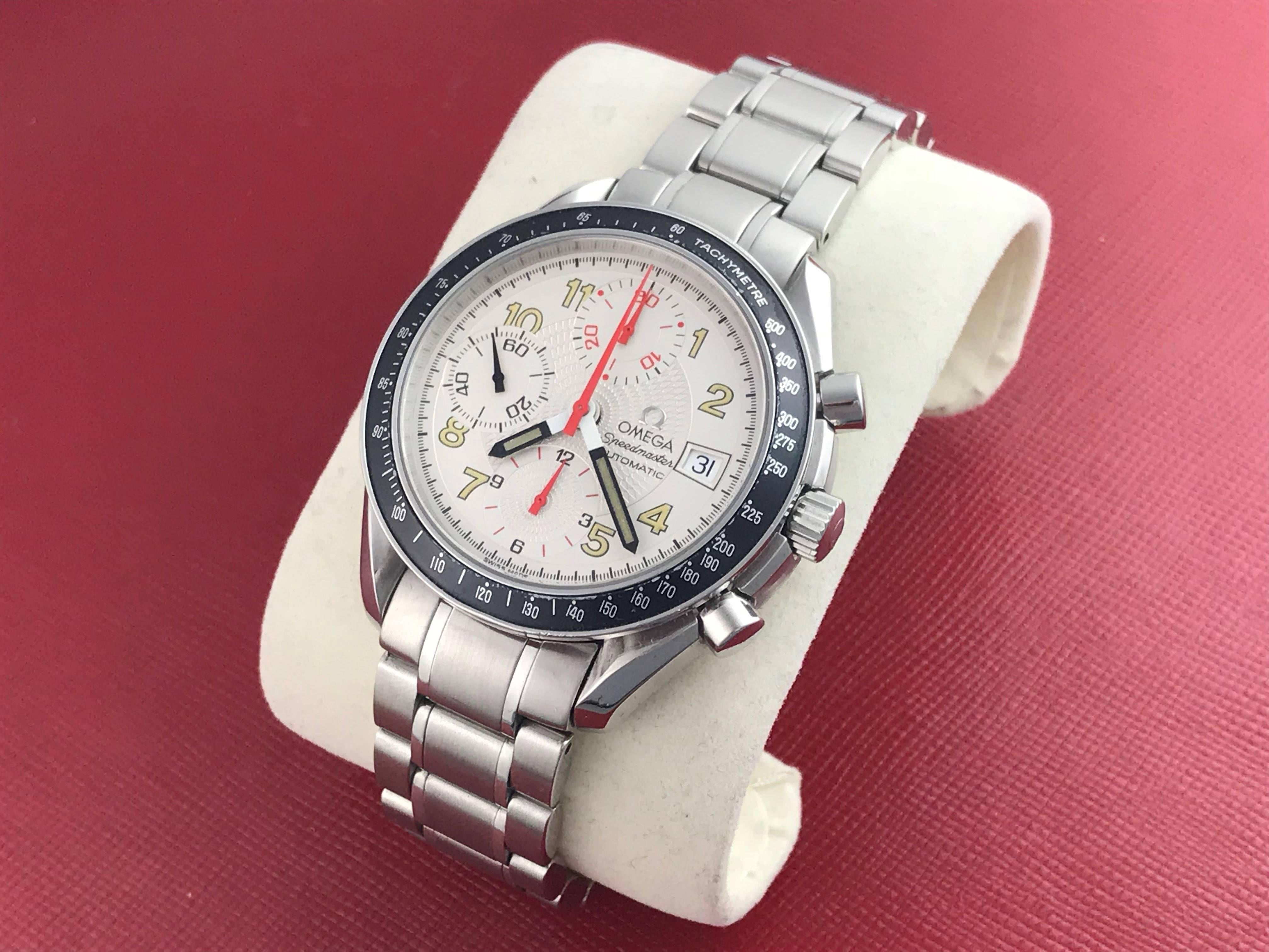 Omega Stainless Steel Speedmaster Automatic Wristwatch  In New Condition In Dallas, TX