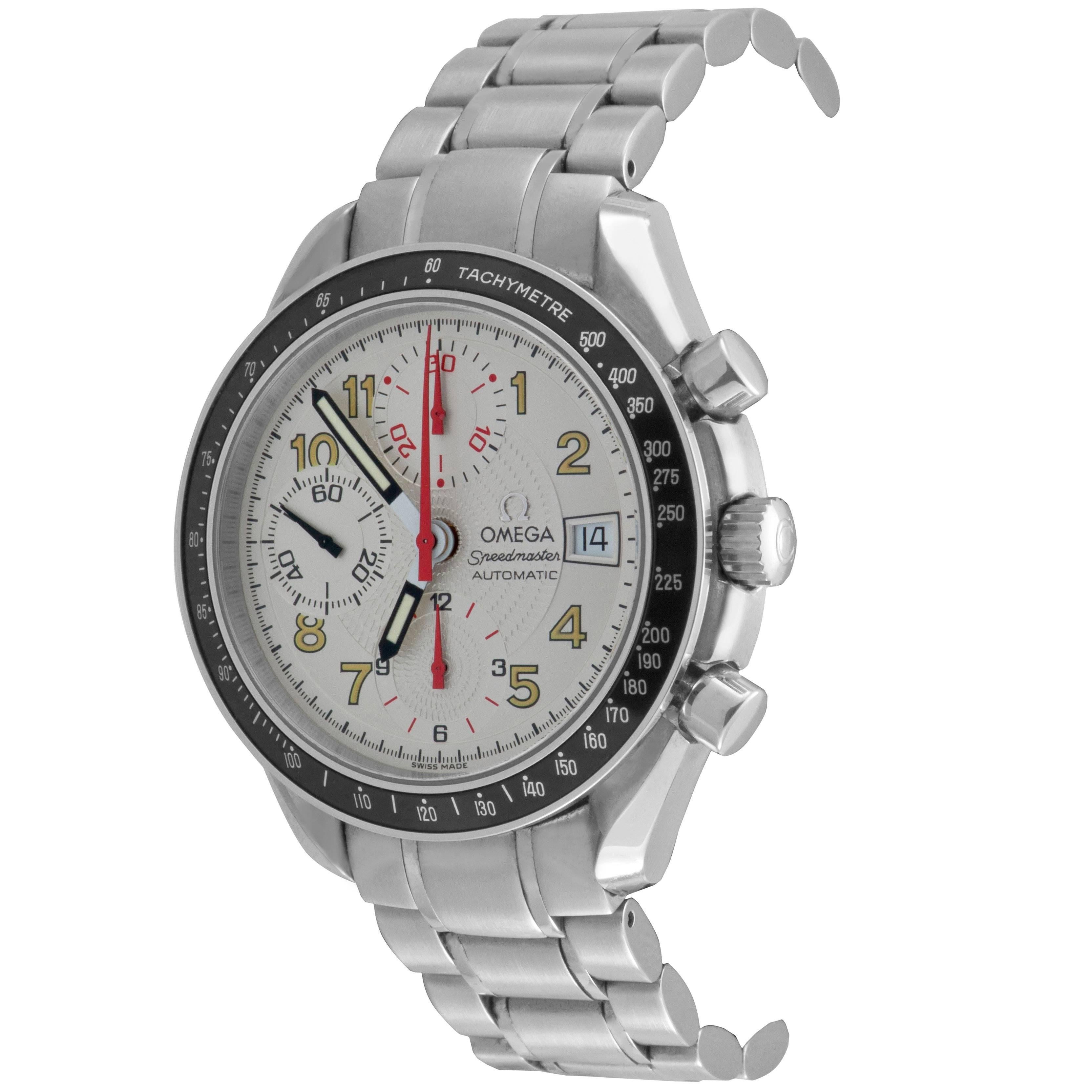Omega Stainless Steel Speedmaster Automatic Wristwatch 