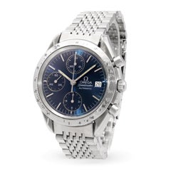 Omega Speedmaster Stainless Steel Blue Dial Automatic Watch Ref. 3511.80