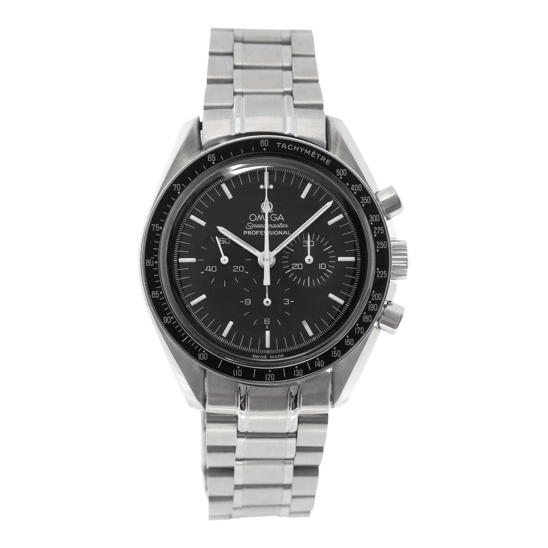 Omega Speedmaster stainless steel Manual Wristwatch Ref 145022-69 ST For Sale
