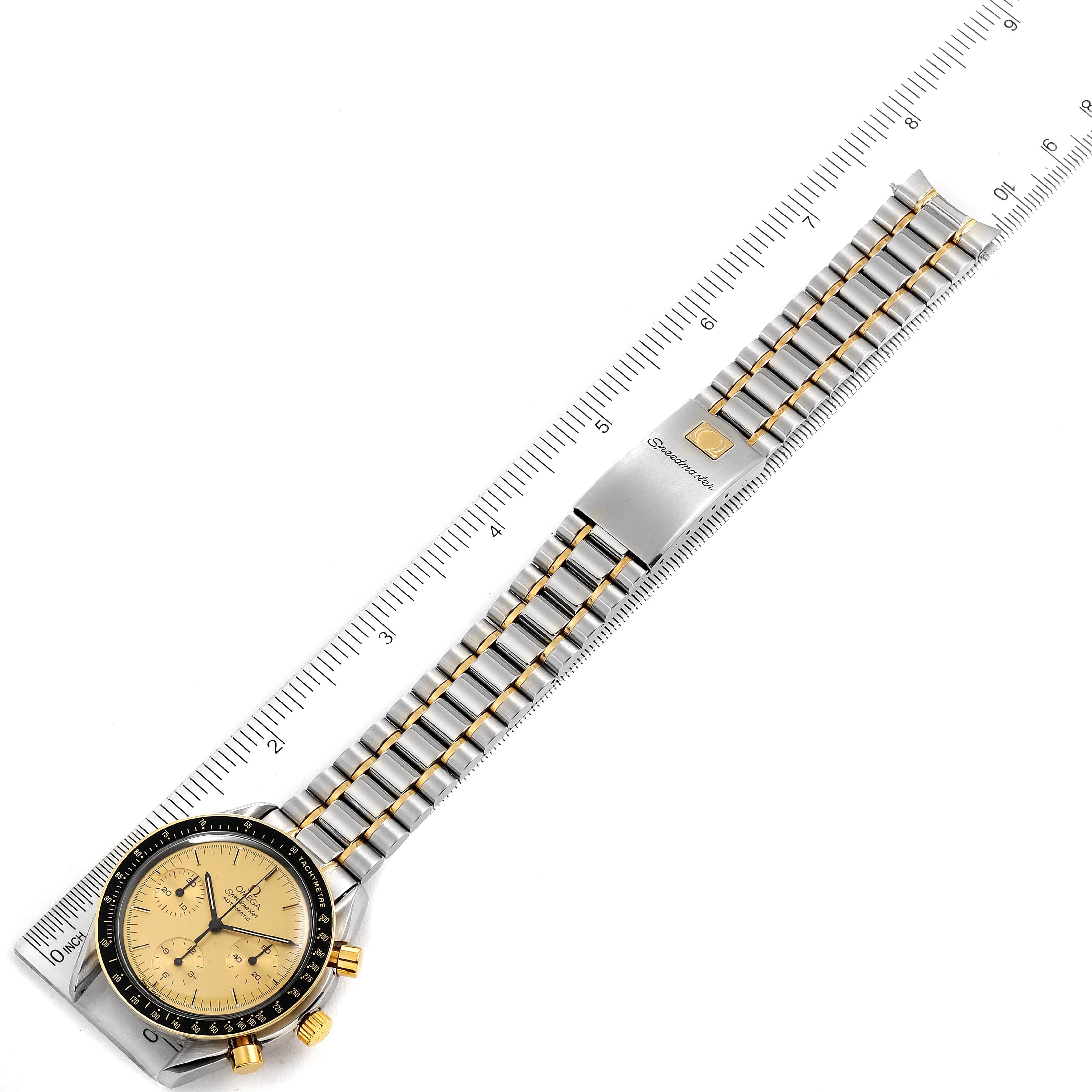 Omega Speedmaster Steel 18K Yellow Gold Automatic Watch 3310.10.00 1