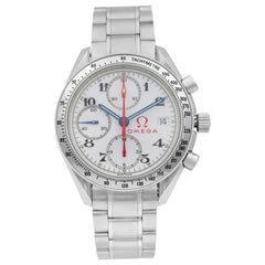 Omega Speedmaster Steel Chronograph White Dial Automatic Men’s Watch 3515.20.00