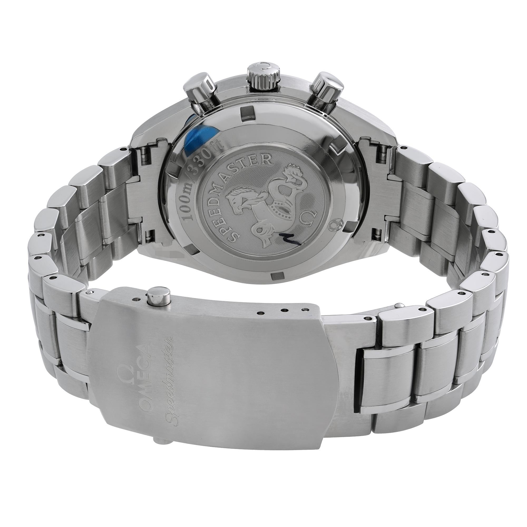 Omega Speedmaster Steel Grey Dial Automatic Men's Watch 323.30.40.40.06.001 2