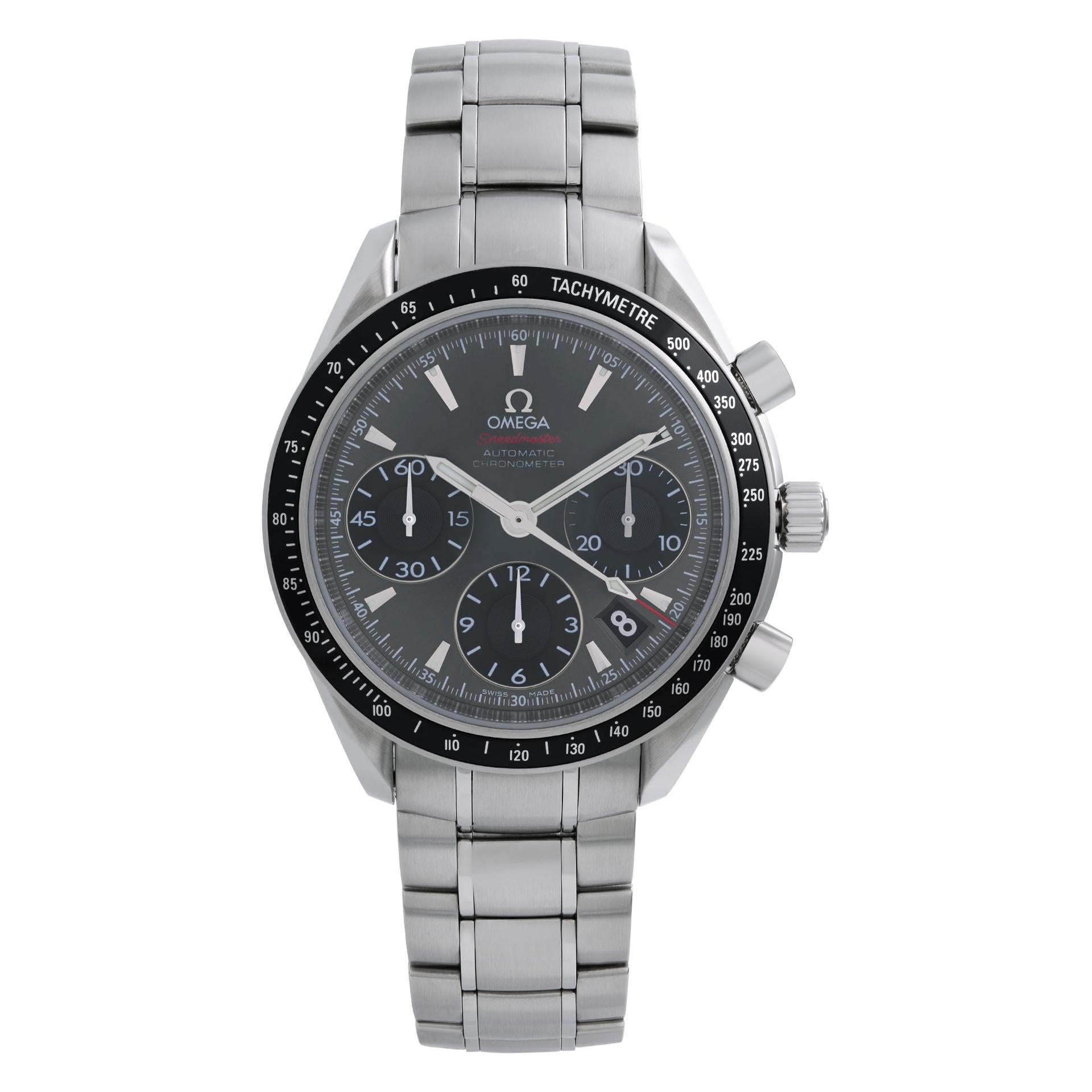 Omega Speedmaster Steel Grey Dial Automatic Men's Watch 323.30.40.40.06.001