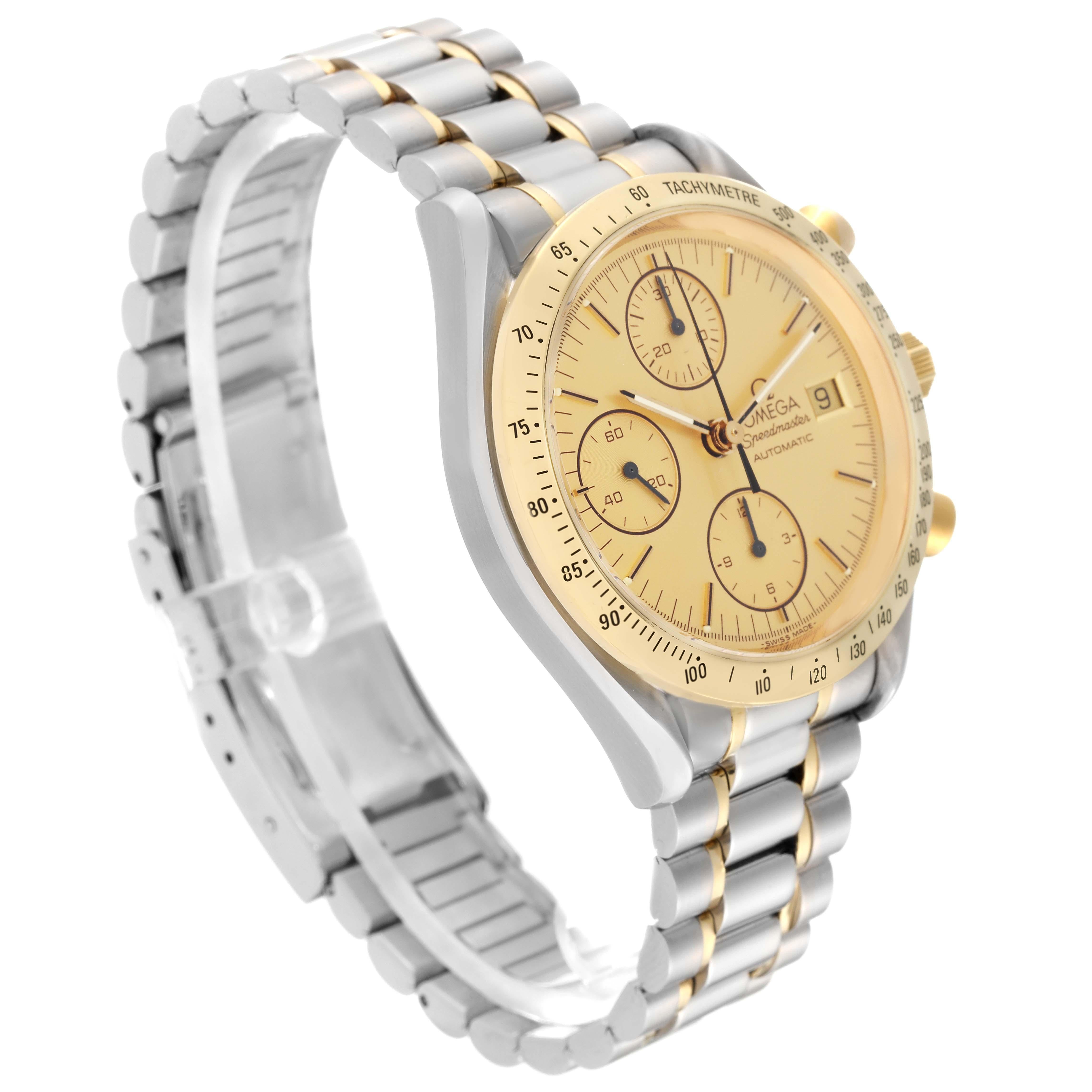 Omega Speedmaster Steel Yellow Gold Mens Watch 3311.10.00 1