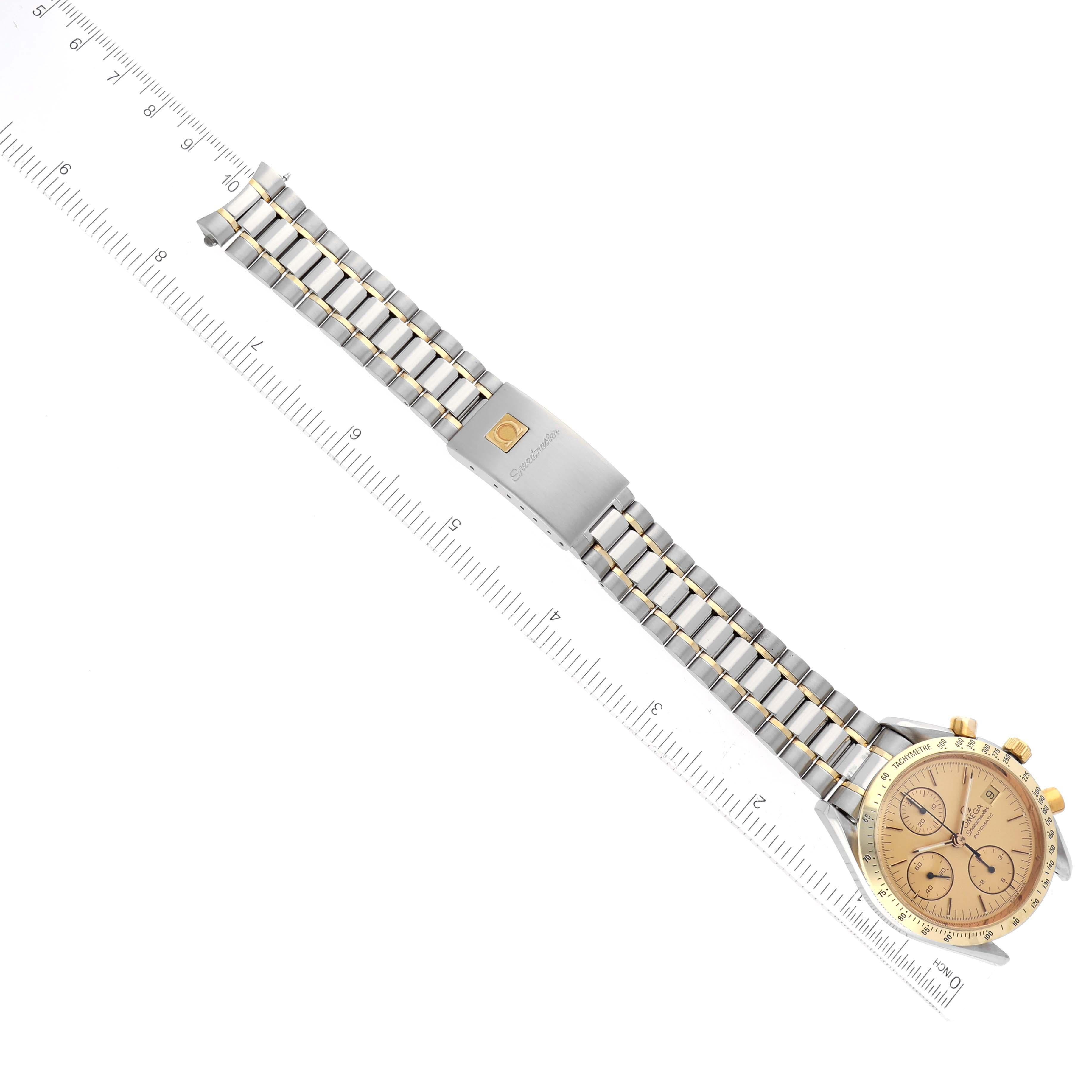 Omega Speedmaster Steel Yellow Gold Mens Watch 3311.10.00 4