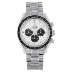 Omega, montre Speedmaster Tokyo 2020 avec cadran blanc olympique en acier, 522.30.42.30.04.001