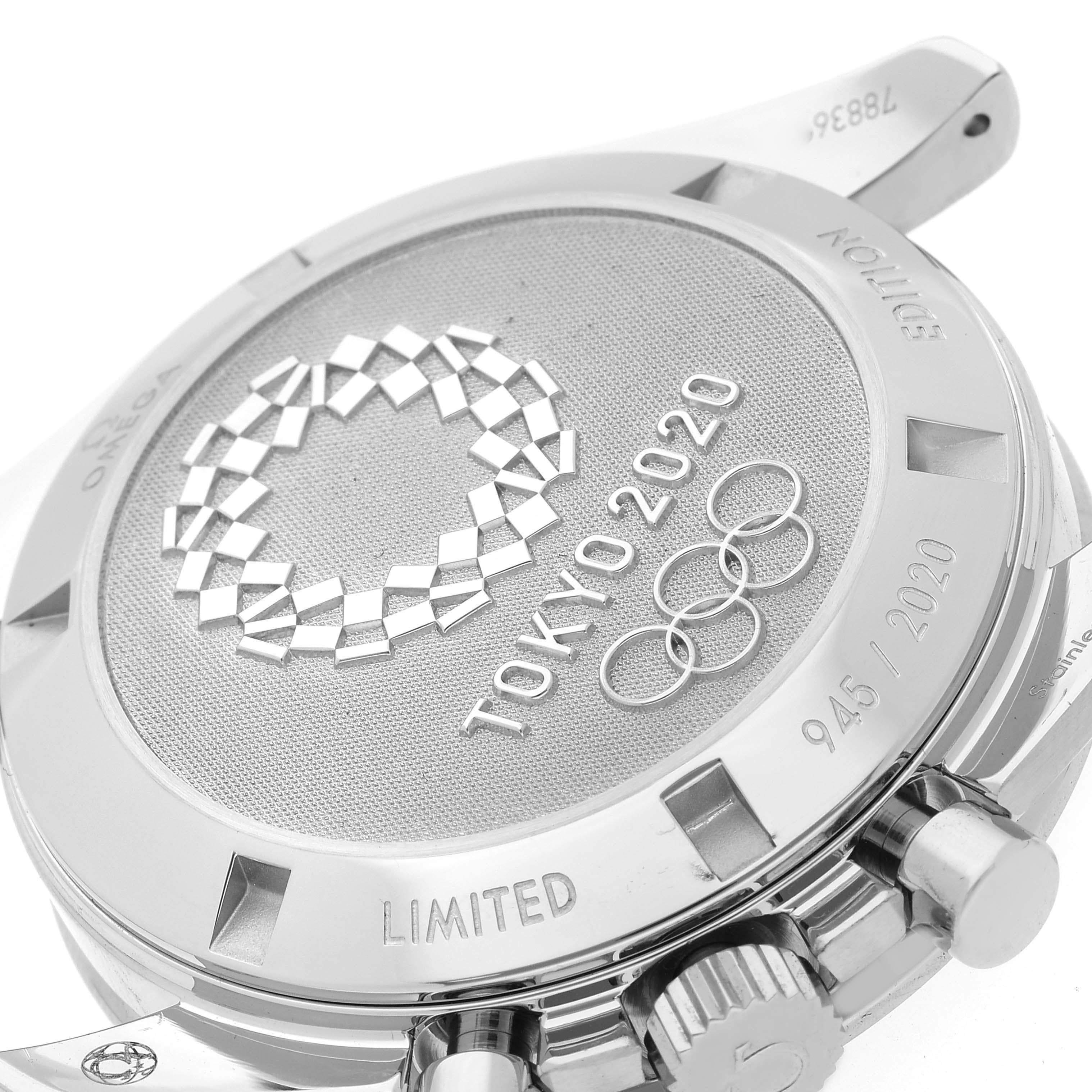 Omega Speedmaster Tokyo 2020 Olympics LE Montre pour hommes 522.30.42.30.04.001 Carte de boîte en vente 2