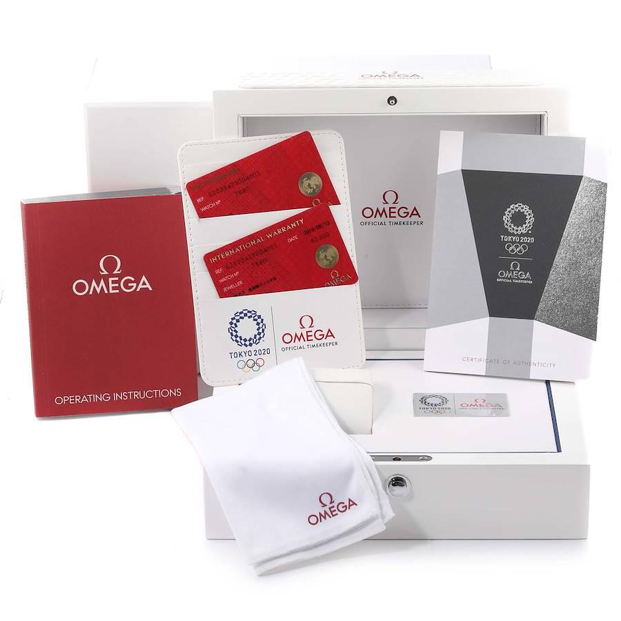 Omega Speedmaster Tokyo 2020 Olympics LE Watch 522.30.42.30.04.001 Box Card For Sale 2