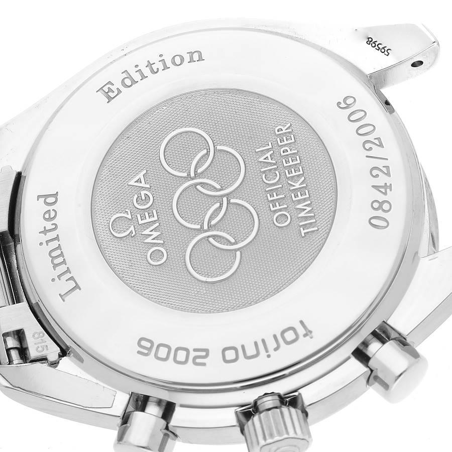 Men's Omega Speedmaster Torino Olympics Limited Edition Mens Watch 3538.30.00 Box Card