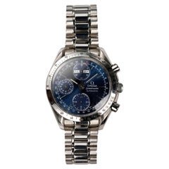 Omega Speedmaster Triple Calendar Watch in Steel, 1990s
