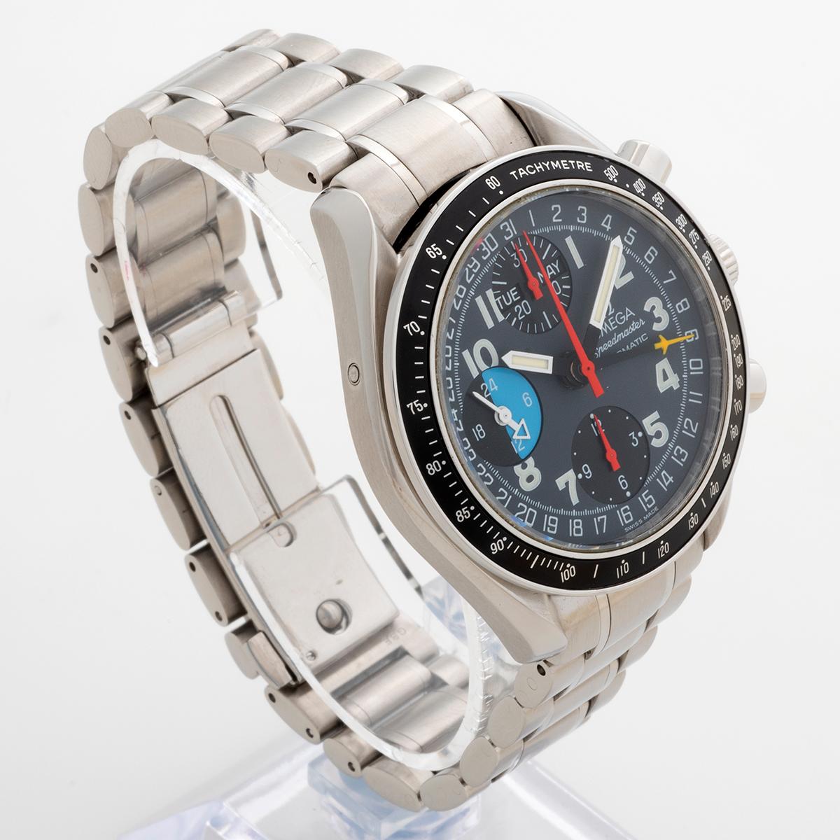 Omega Speedmaster Triple Date, «MK40 », « Schumacher ». Veille. Boîte et papiers Excellent état à Canterbury, England