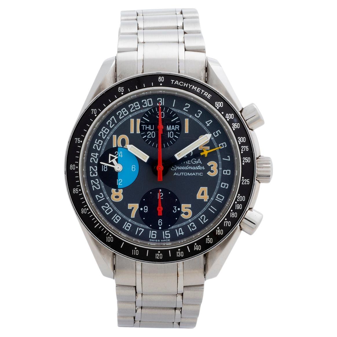 Omega Speedmaster Triple Date Wristwatch (ref 3520.53.00). AKA Mk40  Schumacher. For Sale at 1stDibs | schumacher speedmaster